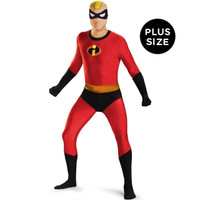 Disney's the Incredibles: Mr. Incredible Bodysuit Adult Costume Plus