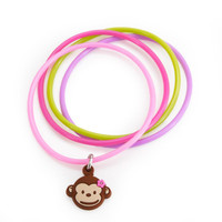 Pink Mod Monkey Bracelets