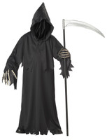 Grim Reaper Deluxe with Vinyl Hands Child Costume