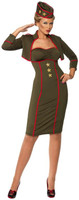 Retro Army Girl Adult Costume