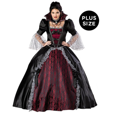 Vampiress Of Versailles Plus Adult Costume