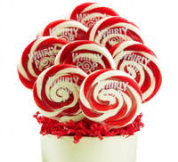 Red and White Whirly Pops