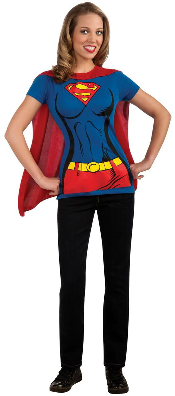 Supergirl Tac0 Shirt Adult Costume Kit Thepartyworks 