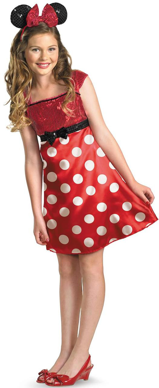 Disney Mickey Mouse Clubhouse Red Minnie Mouse Child / Tween Costume -  ThePartyWorks