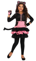 Black Kitty Hoodie Child Costume