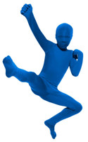 Blue Skin Suit Child Costume