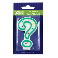 Sprinkle Candle Question Mark