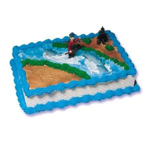 Summer Fun Fathers Day Cake Topper Kit - Happy Father's Day Fishing Cake  Topper Kit 