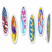 Surfboard Cake Toppers Assorted Styles