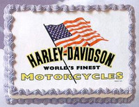 Harley Davidson World's Finest Motorcycles Edible Image®