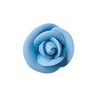Medium Party Blue Royal Icing Roses