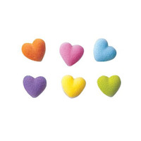 Rainbow Heart Charms Sugars by Lucks