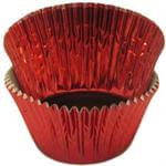 Standard Size Red Foil Baking Cups