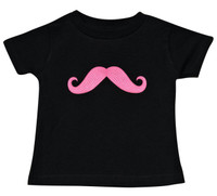 Pink Mustache T-Shirt