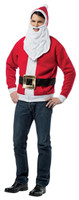 Santa Hoodie Adult Costume