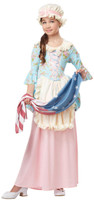 Patriot Colonial Girl Child Costume