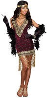 Sophisticated Lady Flapper Adult Costume