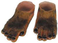 Werewolf Brown Hairy Feet Adult