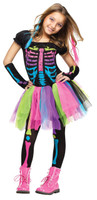 Funky Punk Skeleton Child Costume