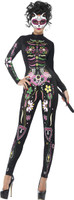 Day of the Dead Sugar Skull Cat Adult Costume