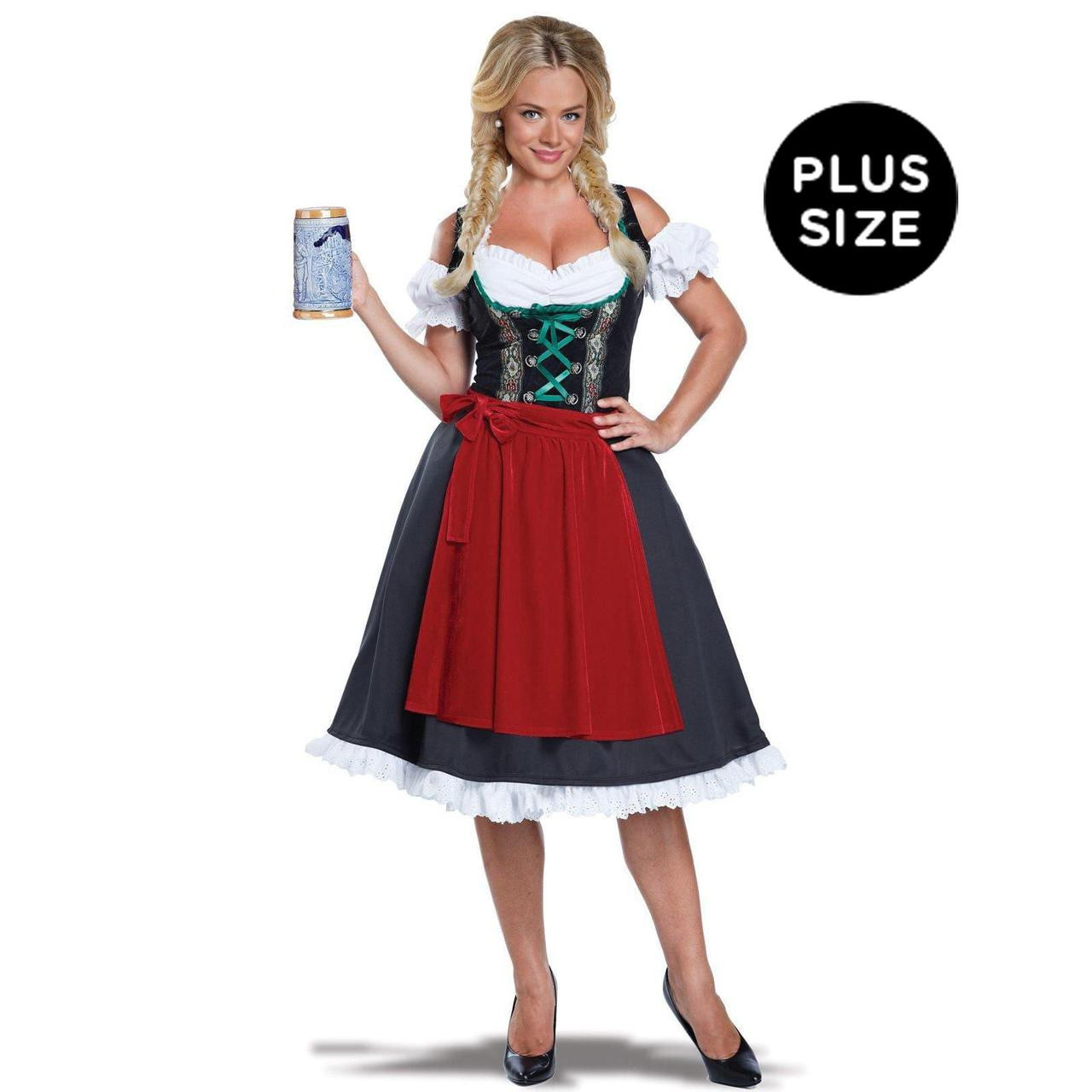 Womens Plus Size Oktoberfest Fraulein Costume Thepartyworks