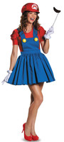 Super Mario: Mario w/Skirt Adult Costume