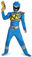 Power Rangers Dino Charge: Blue Ranger Muscle Child Costume