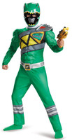 Power Rangers Dino Charge: Green Ranger Muscle Child Costume