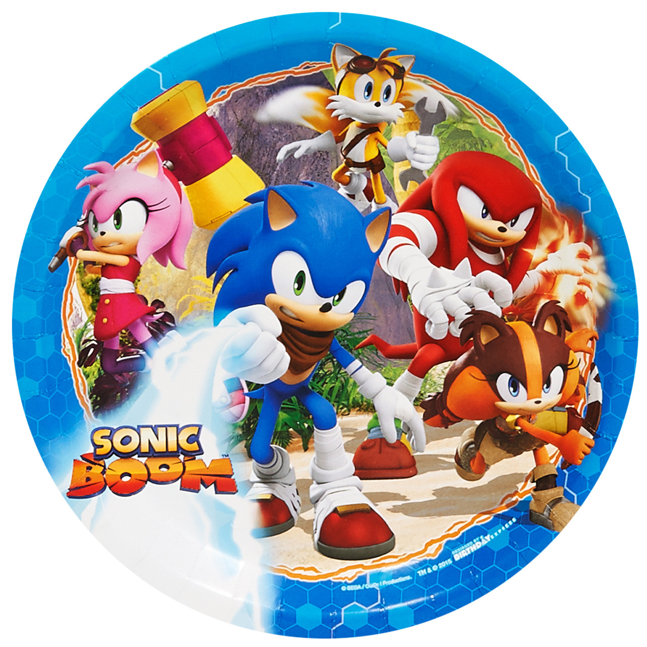 Sonic Boom Dinner Plates - ThePartyWorks