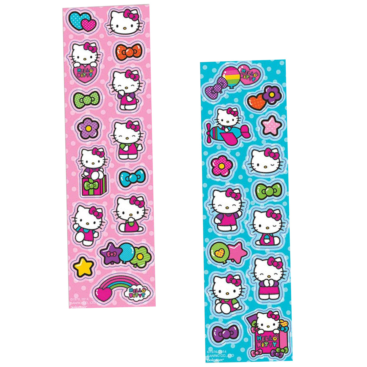 hello kitty rainbow sticker sheets 2 thepartyworks