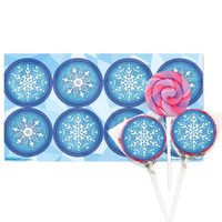 Snowflake Winter Wonderland Lollipop Favor Kit