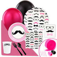 Pink Mustache Value Party Pack