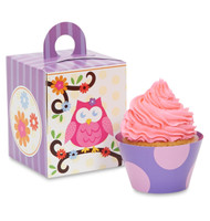 Owl Blossom Cupcake Wrapper & Box Kit