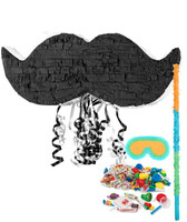 Mustache Pinata Kit