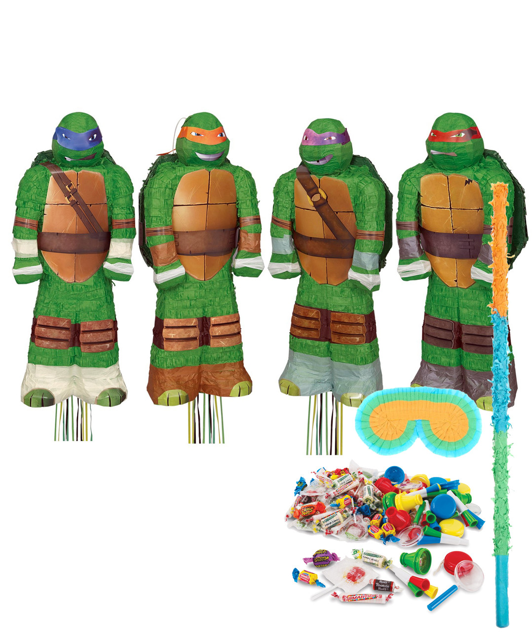 Teenage Mutant Ninja Turtles Shaped Pinata Kit - ThePartyWorks