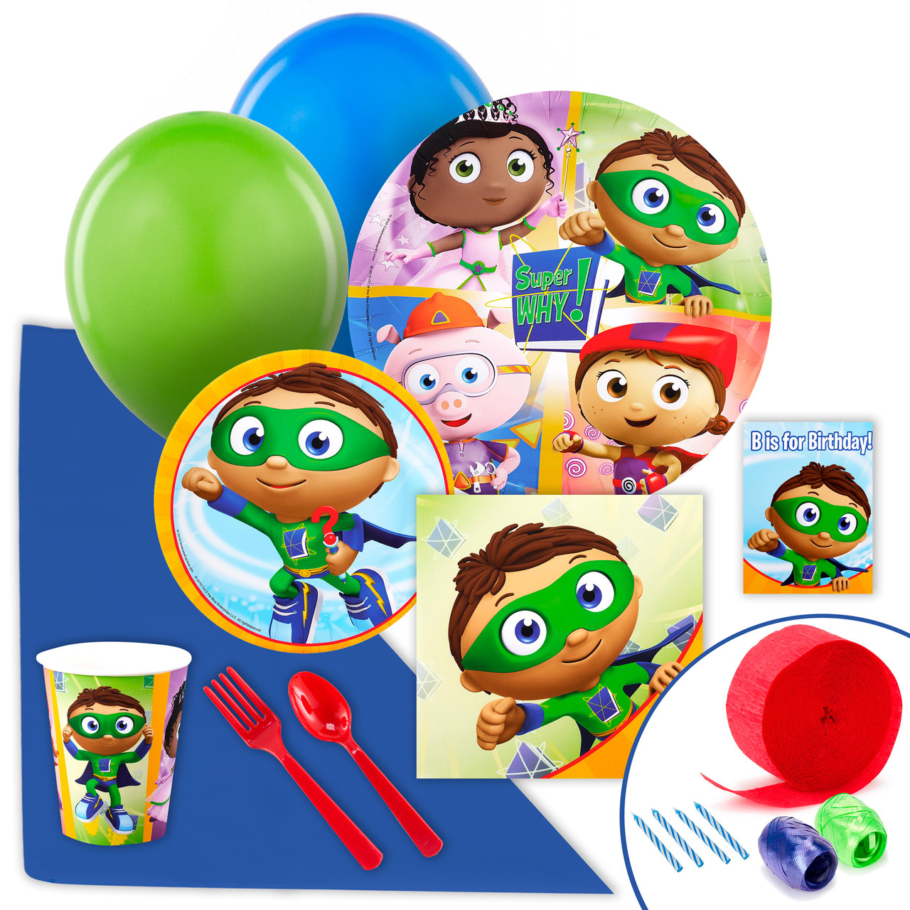 Super Why! Value Party Pack - ThePartyWorks