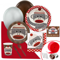 Sock Monkey Red Value Party Pack