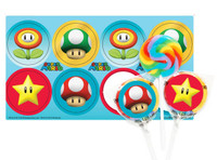 Super Mario Party Lollipop Favor Kit