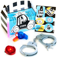 Cops and Robbers Party +AC0- Filled Party Favor Box (Pack of 4)