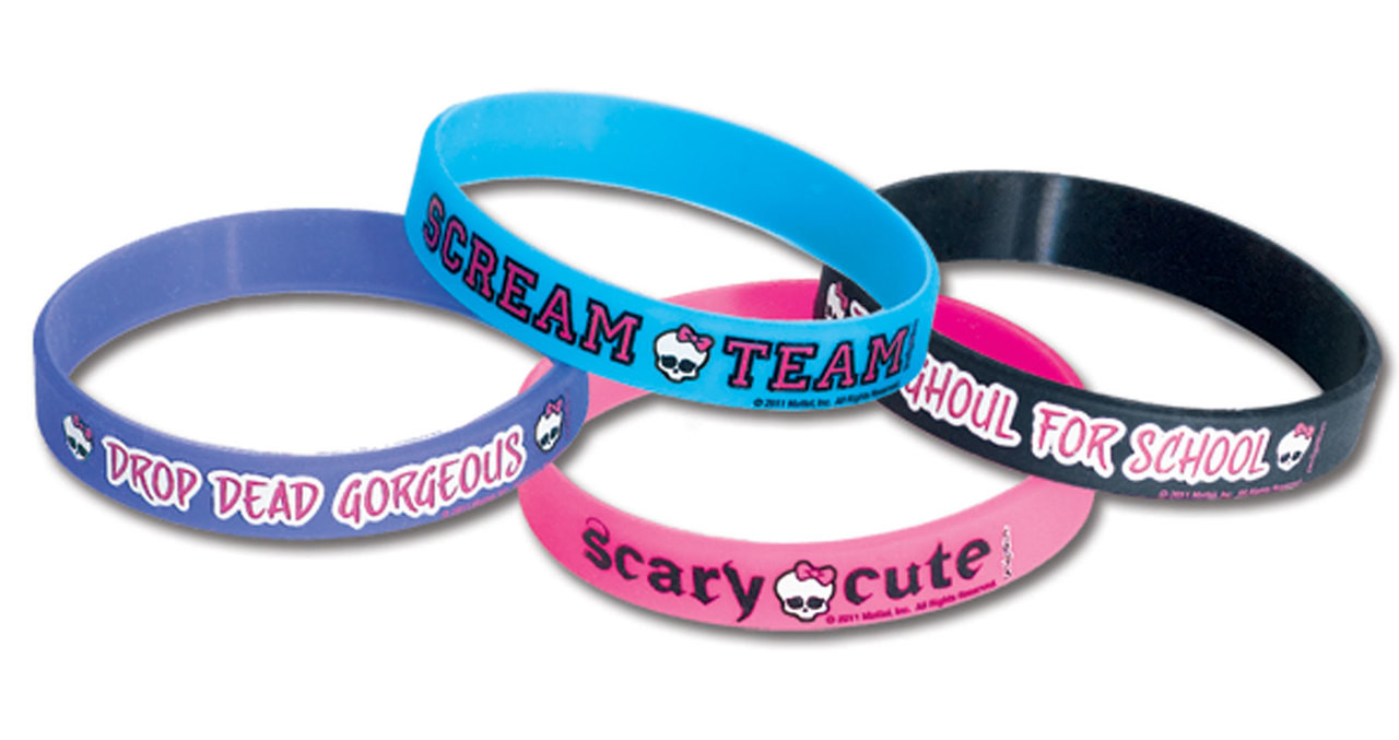 Monster High Rubber Bracelets - ThePartyWorks