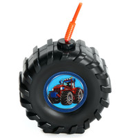 Molded Tire Cup with Farm Tractor Stickers