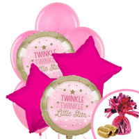 Twinkle Twinkle Little Star Pink Balloon Bouquet