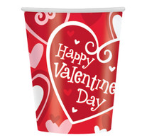 Valentines Day 9 oz. Paper Cups