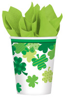 St. Patrick's Day Blooming Shamrocks 9 oz. Paper Cups