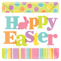 Easter Expressions 10" Square Plates