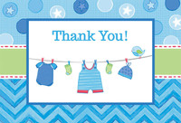 Baby Shower Boy – Shower With Love Thank You Notes (8)