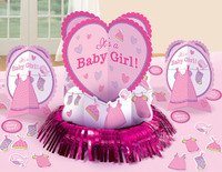 Baby Shower Girl - Shower With Love Table Decorating Kit