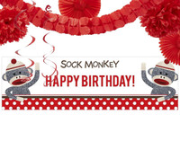 Sock Monkey Decor Kit