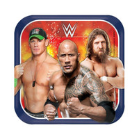 WWE Party Square Dessert Plates (8)