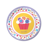 Sweet Cupcake Party Dessert Plates (8)